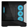 mini micro atx case lian li vector v100 mini black 4 x 120mm argb led rgb strip �tempered�glass extra photo 1