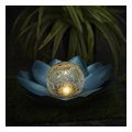 forever light solar led lamp sunari fls 70 lotus flower blue 3000k 600mah ni mh extra photo 1