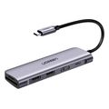 ugreen type c hub cm195 15214 2x usb a 30 type c hdmi sd microsd grey extra photo 2