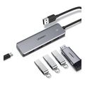 ugreen usb hub cm219 4 x usb a 30 1 x type c grey extra photo 2