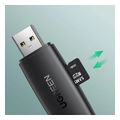 ugreen type c usb a card reader cm304 sd microsd black extra photo 1