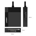 ugreen usb 30 card reader cr125 sd microsd cf ms black extra photo 2