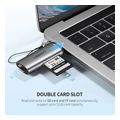 ugreen type c card reader cm184 sd microsd grey extra photo 2