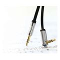 ugreen av119 angled 35mm to 35mm audio cable 5m black extra photo 1