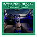 diq ambient 8176 ed121 benz e w213 diq amblight mercedes e w213 mod 2021 2023 with 14 lights extra photo 1