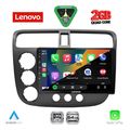 diq lvd 2187 cpa 9inc multimedia tablet for honda civic 4d mod 2001 2006 extra photo 1