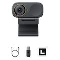 insta360 link 2c pro black 4k hdr ai noise canceling ai track frame dual mic webcam extra photo 3