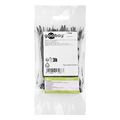 goobay dermatika mayra 17068 cable tie uv weather resistant nylon 25mm wide 100mm long black extra photo 1