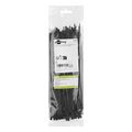goobay dermatika mayra 17069 cable tie uv weather resistant nylon 25mm wide 200mm long black extra photo 1