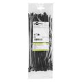 goobay dermatika mayra 17071 cable tie uv weather resistant nylon 35mm wide 200mm long black extra photo 1