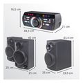 akai trinitone sound fusion system 31 ixosystima home entertainment me bluetooth 50 180w rms extra photo 1