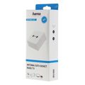 hama 205229 coaxial cable socket white extra photo 1