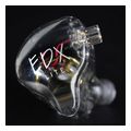kz edx lite transparent grey no mic iem 35 in ear monitor earphones super linear hifi bass extra photo 2