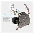 kz zsn pro blue mic iem 35 in ear monitor earphones dynamic hybrid dual driver 1ba 1dd extra photo 1