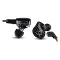 kz zst black with mic iem 35 in ear monitor earphones dynamic hybrid dual driver 1ba 1dd extra photo 1