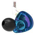 kz zst purple no mic iem 35 in ear monitor earphones dynamic hybrid dual driver 1ba 1dd extra photo 1