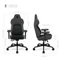 thunderx3 gagc 393 gaming chair core smart ergonomic mesh black extra photo 7