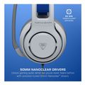 turtle beach atlas 200 wired gaming headset for ps pc color white extra photo 3