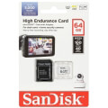 sandisk sdsqqnr 064g gn6ia high endurance 64gb micro sdxc u3 v30 class 10 with adapter extra photo 1