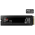 ssd samsung mz v9p1t0cw 990 pro 1tb nvme pcie gen 40 x4 m2 2280 with heatsink extra photo 1