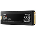 ssd samsung mz v9p4t0gw 990 pro 4tb nvme pcie gen 40 x4 m2 2280 with heatsink extra photo 2