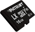 patriot psf16glx1mch lx series 16gb micro sdhc uhs 1 v10 class 10 with sd adapter extra photo 1