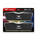 ram team group tf3d416g3200hc16fdc01 t force delta rgb 16gb 2x8gb ddr4 3200mhz dual kit black extra photo 2