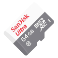 sandisk sdsqunr 064g gn3mn 64gb ultra u1 micro sdxc uhs i class 10 extra photo 1