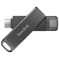 sandisk sdix70n 128g gn6ne ixpand luxe 128gb usb 30 type c and lightning flash drive extra photo 1