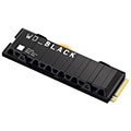 ssd western digital wds100t2xhe sn850x black 1tb with heatsink nvme pcie gen 40 x4 m2 2280 extra photo 1