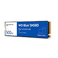 ssd western digital wds500g3b0e blue sn580 500gb nvme m2 2280 pcie gen4 x4 extra photo 1