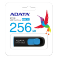 adata dashdrive uv128 256gb usb 32 flash drive black blue extra photo 3