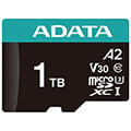 adata ausdx1tui3v30sa2 ra1 premier pro 1tb micro sdxc u3 v30 a2 with adapter extra photo 1