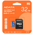 adata ausdh32guicl10a1 ra1 premier micro sdhc 32gb uhs i v10 class 10 retail with adapter extra photo 1
