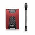 exoterikos skliros adata dashdrive durable hd650 2tb usb 31 red color box extra photo 3
