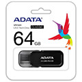 adata auv240 64g rbk uv240 64gb usb 20 flash drive black extra photo 3