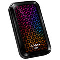 adata ase770g 1tu32g2 cbk portable ssd se770g rgb 1tb usb32 gen 2 type c extra photo 1