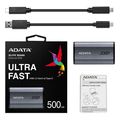 adata aeli se880 500gcgy portable ssd se880 500gb usb32 gen 2 type c titanium gray extra photo 6