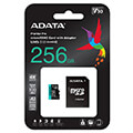 adata ausdx256gui3v30sa2 ra1 premier pro 256gb micro sdxc u3 v30 a2 with adapter extra photo 3