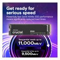 ssd crucial p510 1tb pcie gen5 x4 nvme m2 2280 ct1000p510ssd8 extra photo 1