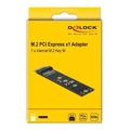 delock 64105 pci express x1 to m2 key m adapter extra photo 4