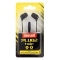 maxell plugz mic in ear earphones black extra photo 1
