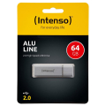 intenso 3521492 alu line 64gb usb20 flash memory silver extra photo 2
