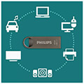 philips moon 64gb usb 31 flash drive space grey fm64fd165b 00 extra photo 2