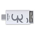 philips click series 32gb usb 32 type c flash drive otg shadow grey fm32fd175b 00 extra photo 2
