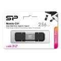 silicon power mobile c51 256gb dual usb 32 type a type c flash drive sp256gbuc3c51v1s extra photo 5