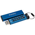 kingston ikkp200 8gb ironkey keypad 200 8gb usb 32 hardware encrypted flash drive extra photo 1