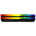 ram kingston kf556c36bbeak2 32 fury beast rgb 32gb 2x16gb ddr5 5600mhz intel amd dual kit extra photo 1