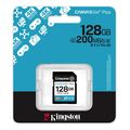 kingston sdg4 128gb canvas go plus gen4 128gb sdxc u30 v30 a2 extra photo 1