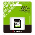 kingston sds3 256gb canvas select plus gen3 256gb sdxc 150mb s c10 uhs i u1 v10 extra photo 2